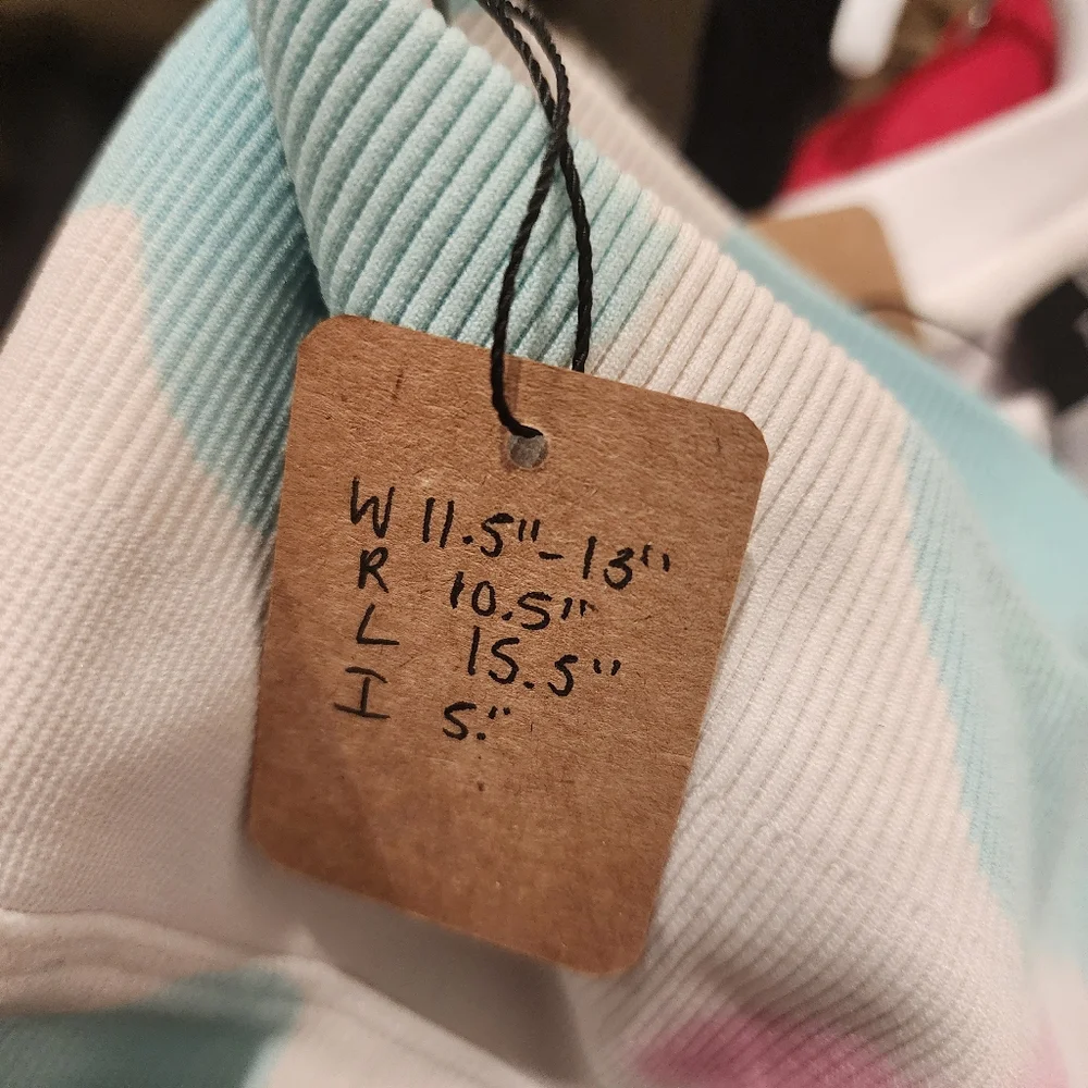 Spiritual Gangster Crop Top Bra Biker Shorts Tie Dye Set - Picture 14 of 15